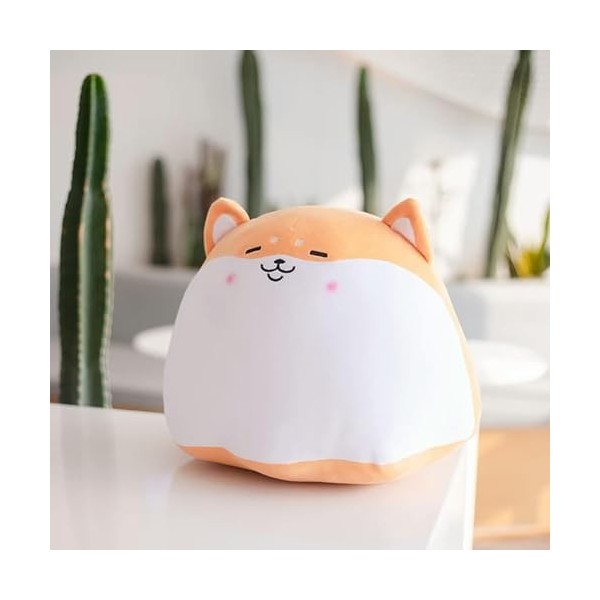 LfrAnk Mignon Shiba Inu Chien Peluche Poupée en Peluche Animal Chiot Peluche Jouet Doux Oreiller Canapé Coussin Enfants Anniv