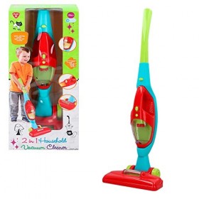 PlayGo Aspirateur électrique 2 en 1, 44307, Multicolore