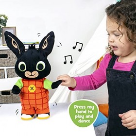 Bing Statues Musicales en Peluche Dansant, 539 3582, Rouge, 14 x 9 x 30