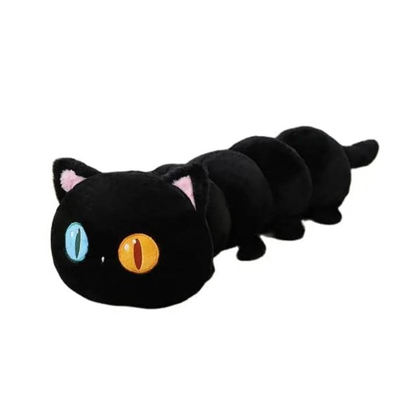 KiLoom Peluche Chat Oreiller Chenille Ver Canapé Coussin en Peluche Animal Chenilles Doudou Poupée Créative Jouets pour Garço