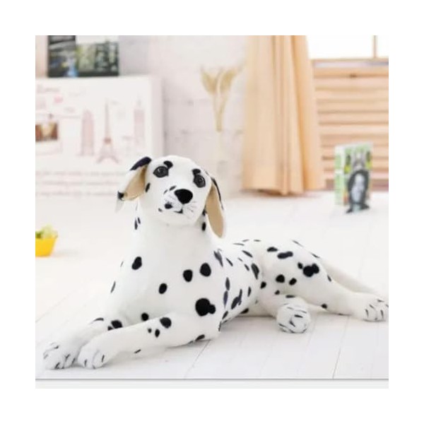 LfrAnk Peluches réalistes, dalmatiens géants, Cadeaux Enfants, Cadeaux d’Anniversaire, Cadeaux de Noël 90cm 1