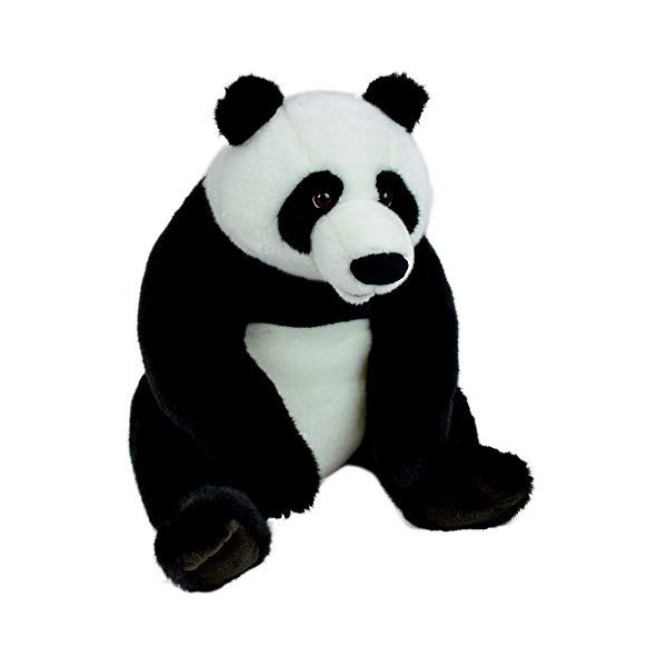 Jemini- Panda Peluche +/45 cm, 023856, Noir E Blanc