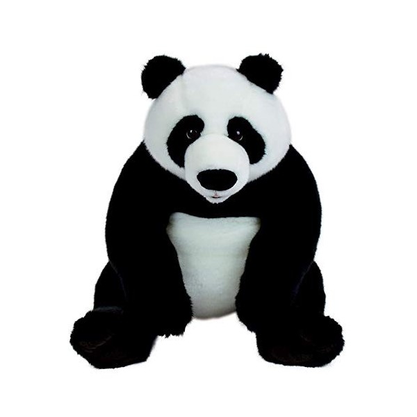 Jemini- Panda Peluche +/45 cm, 023856, Noir E Blanc