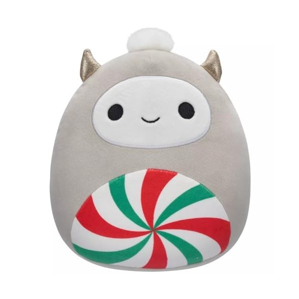 Squishmallows Nissa Peluche Yeti gris avec tourbillon de menthe poivrée 20,3 cm