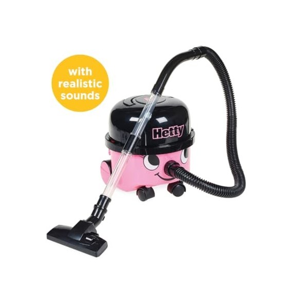 Aspirateur Casdon Hetty Jouet aspirateur rose pour les enfants dès 3 ans