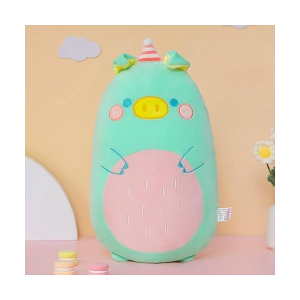 EacTEL Kawaii Animal Peluche Coussin Mignon Doux Dinosaure Pingouin Cochon Lapin Chat Panda Animal Peluche Douce Enfants Anni