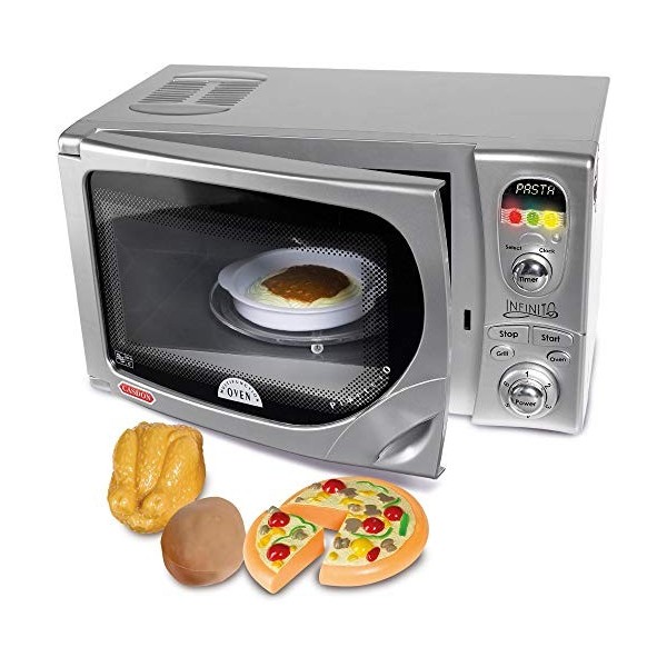 Casdon 5011551004923 Toy Replica Of DeLonghi’s ‘Infinito’ Microwave For Children Aged 3+ Other License, Multicolor, 36 x 21 