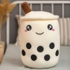 LfrAnk Nouveau Panda Bubble Tea en Peluche Fruits Boisson Bouteille Fraise Ananas Lait Tasse À Thé Oreiller Enfants Jouets An