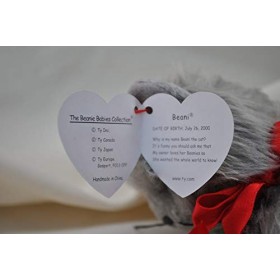 Ty Chat en peluche Gris