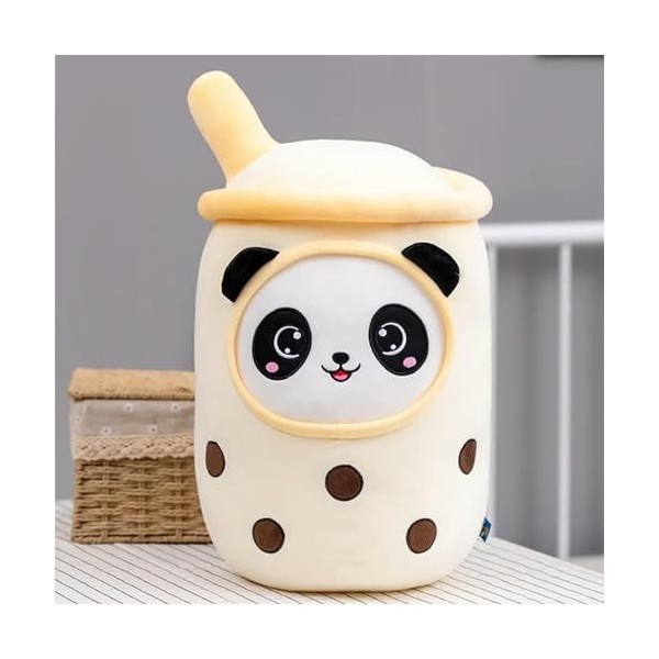 NOpinz Mignon Bulle Fruit Thé Peluche Jouet en Peluche Fraise Aromatisée Lait Thé Tasse Poupée Coussin Cadeau D’Anniversaire 