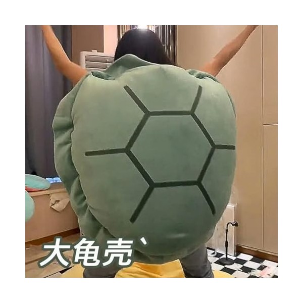 SaruEL Sac de Couchage en Peluche Oreiller Doux Cadeau créatif pour Les Amis Enfants Tortue Carapace Peluche Jouet Anniversai