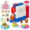 Jouet Petits électroménagers pour Enfant, 18 PCS -Jouet Machine à Café à Caspule, máquina de Espresso Regalos de aprendizaje 