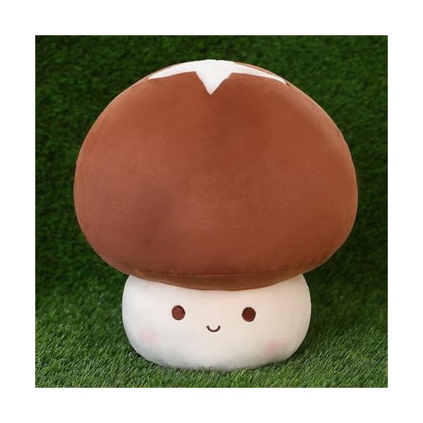 LfrAnk Kawaii Champignon en Peluche poupée Plante Oreiller Mignon décor à la Maison Jouet Tapis de Couchage poupée en Peluche