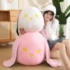 PaMut Mignon Dessin animé Lapin poupée Peluche Animal Long Oreilles Lapin Peluche Oreiller Jouet Grand canapé Coussin Kawaii 