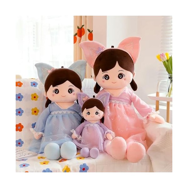 NOpinz Super Kawaii Peluche Fille poupée avec Jupe Petite Fille Jouet en Peluche Bande dessinée en Peluche Jouets Enfants Cad