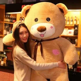 DACASO Géant rempli Pleine Grande Taille Grands Ours en Peluche Jouets en Peluche Adulte Oreiller Doux Cadeau d’anniversairep