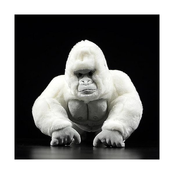 BIVVI Simulation Albino Gorilla Peluche Peluche Poupée Poupée