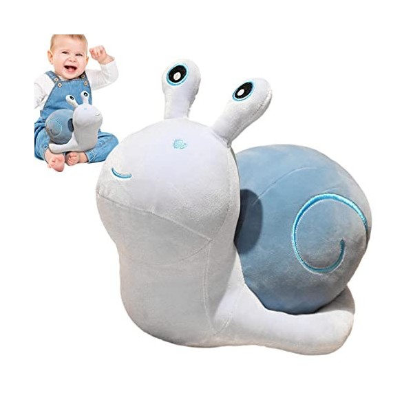 Dranng Animaux en Peluche Escargot - Oreiller descargot Souriant de Dessin animé - Animal en Peluche descargot en Peluche, 