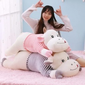 Nouveau Mignon Géant Vache en Peluche Jouet en Peluche Vache en Peluche Animal Jouet Dessin Animé Vache Coussin Enfants Fille