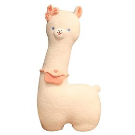 Alpaga Peluche Oreiller Llama Peluche Jouets Animaux Llama Corps Peluche Peluche décor à la Maison, 33"Oreiller en Peluche gé