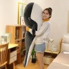 EacTEL Géant Nouvelle Baleine en Peluche Jouet Animal Coussin Canapé Coussin Merveilleux Cadeau pour Enfants Anniversaire Cad