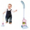 BSTCAR Aspirateur pour enfants jouet aspirateur avec lumière et son aspirateur électrique mini jouet ménager amusant cadeau p