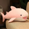 XDDBBB Jouet en Peluche Baleine à Bouche Ouverte de 120cm, poupée danimal de mer Bleu Rose, Requin à câliner, Oreiller en Pe