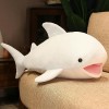 XDDBBB Jouet en Peluche Baleine à Bouche Ouverte de 120cm, poupée danimal de mer Bleu Rose, Requin à câliner, Oreiller en Pe