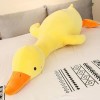 XDDBBB Jouet en Peluche Canard Blanc à câliner 70-190CM, Taille géante, Oreiller en Peluche doie, Animal Cygne, poupée, Joue