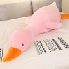 XDDBBB Jouet en Peluche Canard Blanc à câliner 70-190CM, Taille géante, Oreiller en Peluche doie, Animal Cygne, poupée, Joue