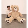 Peluche Nounours Géant 100 cm à 340 cm 5 Couleurs Disponibles Beige - Gris - Marron - Blanc - Rose Nounours Immense Cadea