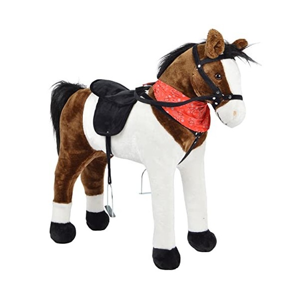 Pink Papaya Cheval-Debout en Peluche - 75 cm - Cheval-Jouet por Enfant