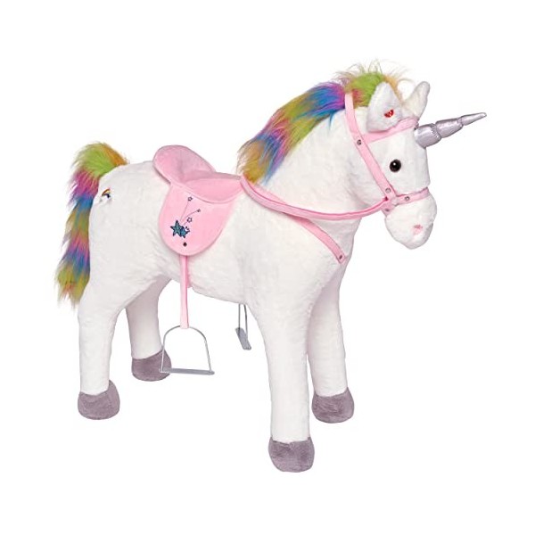 Pink Papaya Cheval-Debout en Peluche - 75 cm - Cheval-Jouet por Enfant