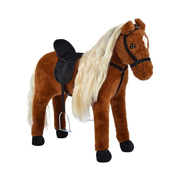 Pink Papaya Cheval-Debout en Peluche - 75 cm - Cheval-Jouet por Enfant