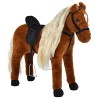 Pink Papaya Cheval-Debout en Peluche - 75 cm - Cheval-Jouet por Enfant