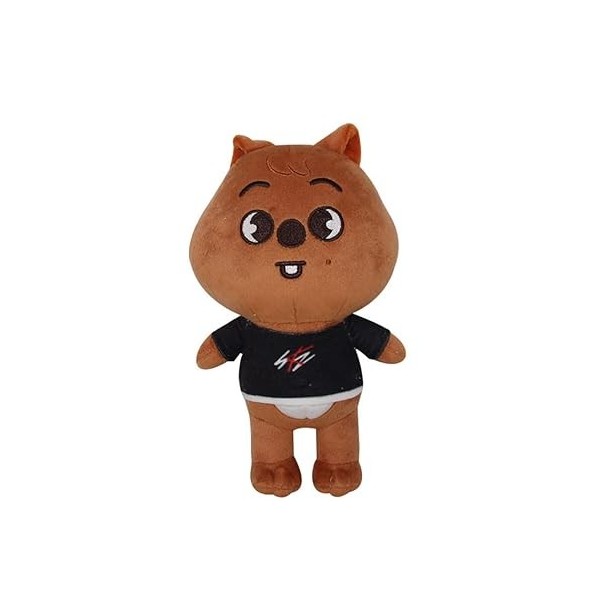 iFii Peluche Skzoo Stray Kids de 20 cm/8 pouces, jouets en peluche doux Skz de dessin animé Wolf Chan/Han Quokka/Dwaekki pour