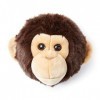 Bibib & co Trophée Peluche Tete de Singe Wild and Soft