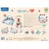 Clementoni Play Mat for Babies Noir et Blanc-Tapis Musical déveil pour bébé avec Peluches, 0 Mois et Plus, 17319, Multicolor