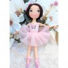 DRIMYDOLLS Poupée de Chiffon Danseuse de Ballet Hannah - Fait à la Main, Douce et Moelleuse - Cadeau Parfait pour Filles - De