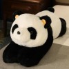 KiLoom Peluche Panda Jouets Couché Peluche Peluche Moelleux Ours Chiot Poupée Belle Animal en Peluche Coussin pour Enfants Ca