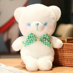 LfrAnk Pull Mignon Ours en Peluche Jouet en Peluche Ours Doux Oreiller en Peluche Coussin Confortable Enfants Petite Amie Cad