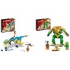 LEGO 71760 Ninjago L’Évolution Dragon du Tonnerre De Jay & 71757 Ninjago Le Robot Ninja de Lloyd, Jouet pour Enfant dès 4 Ans