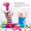 Tomaibaby Ensemble de jeu de simulation de salon de beauté pour filles - Pour maison de poupée, mini-coiffeur, outils de coif