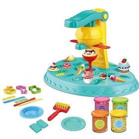 Kit de machine à glaçons à pâte à modeler avec garniture et jouet à partir de 3 ans