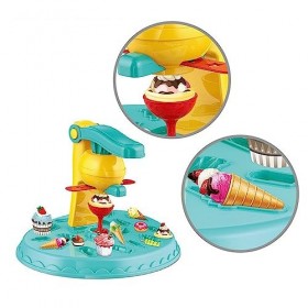 Kit de machine à glaçons à pâte à modeler avec garniture et jouet à partir de 3 ans