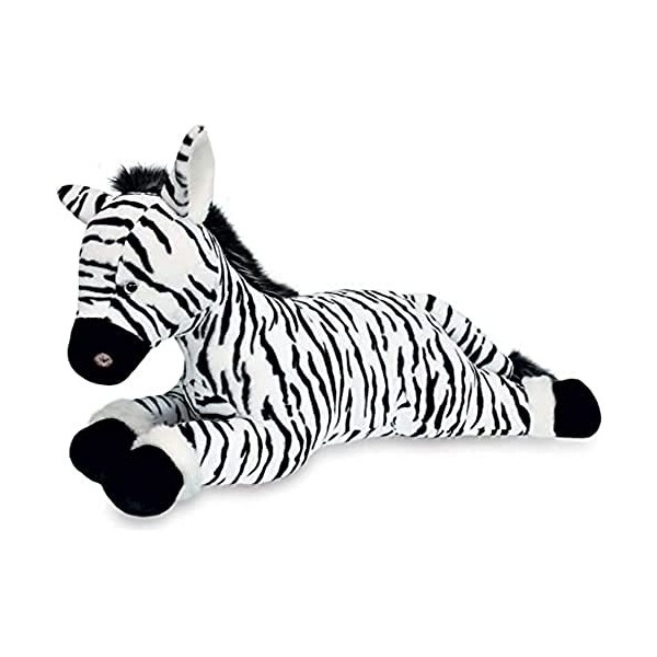 Histoire dOurs - Peluche Zèbre - 50 cm - Blanc/Noir - Idée Cadeau Enfant - Zephir Le Zèbre - Terre Sauvage - HO3050