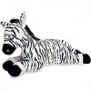 Histoire dOurs - Peluche Zèbre - 50 cm - Blanc/Noir - Idée Cadeau Enfant - Zephir Le Zèbre - Terre Sauvage - HO3050