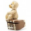 Steiff - Ours Charly dans valise - Jambes et bras ballants - Beige - 30 cm