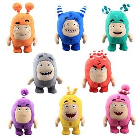 iFii Oddbods Peluche 18cm, Doux Mignon Oddbod Peluches Dessin Animé Trésor Soldat Peluche Poupée Cadeaux danniversaire pour 