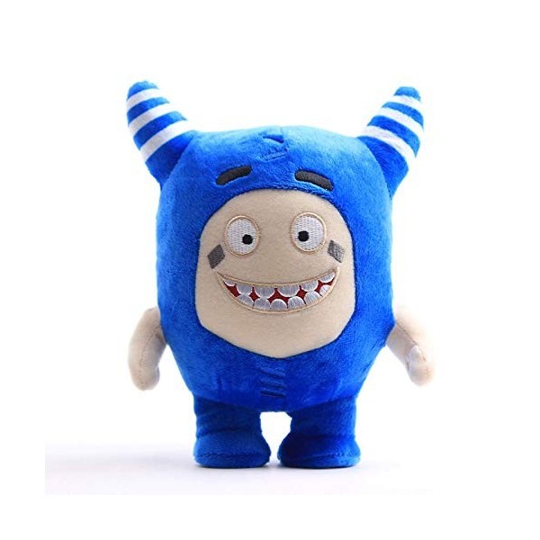 iFii Oddbods Peluche 18cm, Doux Mignon Oddbod Peluches Dessin Animé Trésor Soldat Peluche Poupée Cadeaux danniversaire pour 